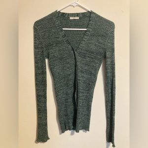 Prada Womens Black Light Weight Sweater Top size 40